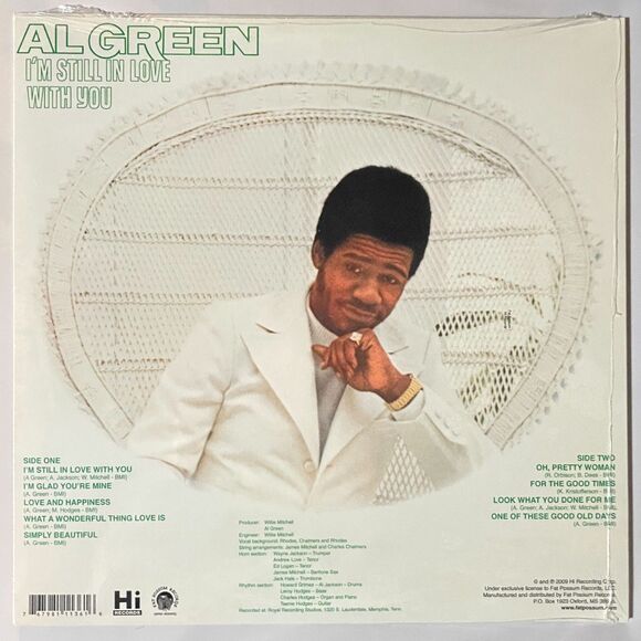 Al Green NEW SEALED I'm Still In Love With You Vinyl LP Fat Possum Records 2009 - Picture 2 of 2